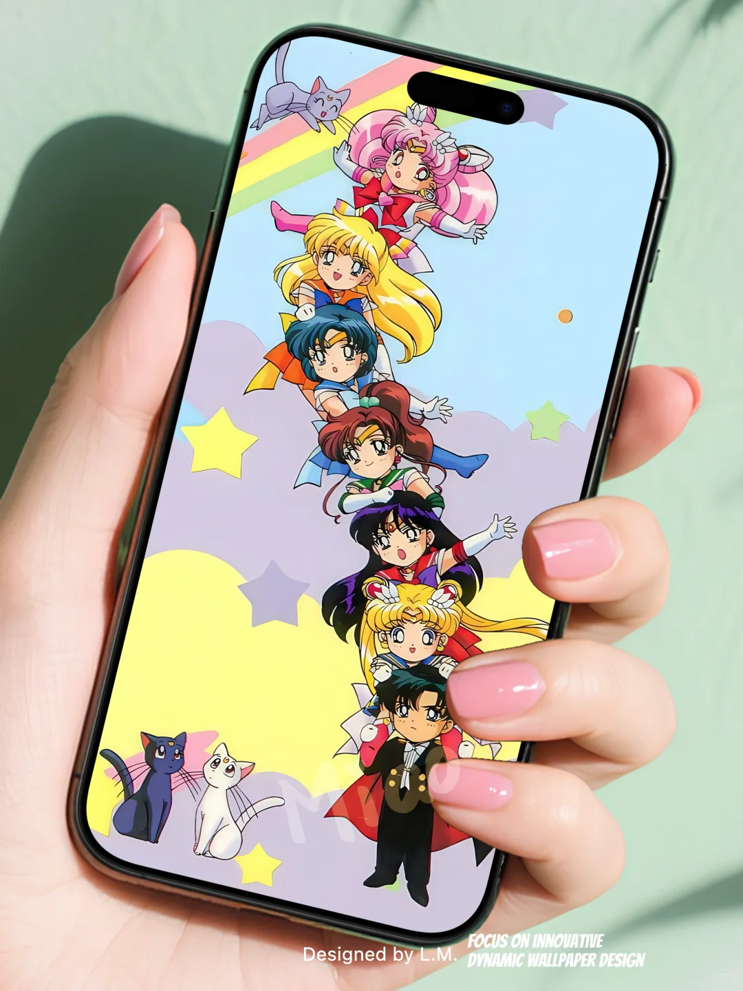 美少女战士壁纸｜“代表月亮消灭你！”