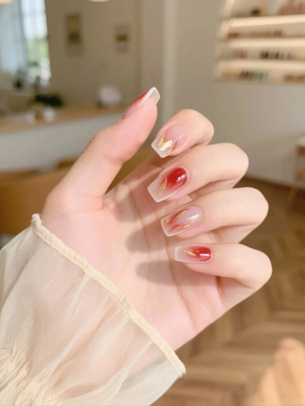妖娆一点红美甲款，美的窒息！！
