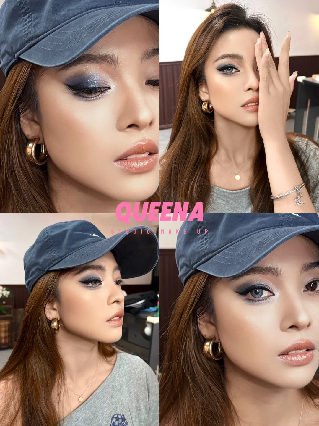 🦋截断欧美妆～蓝色魅惑