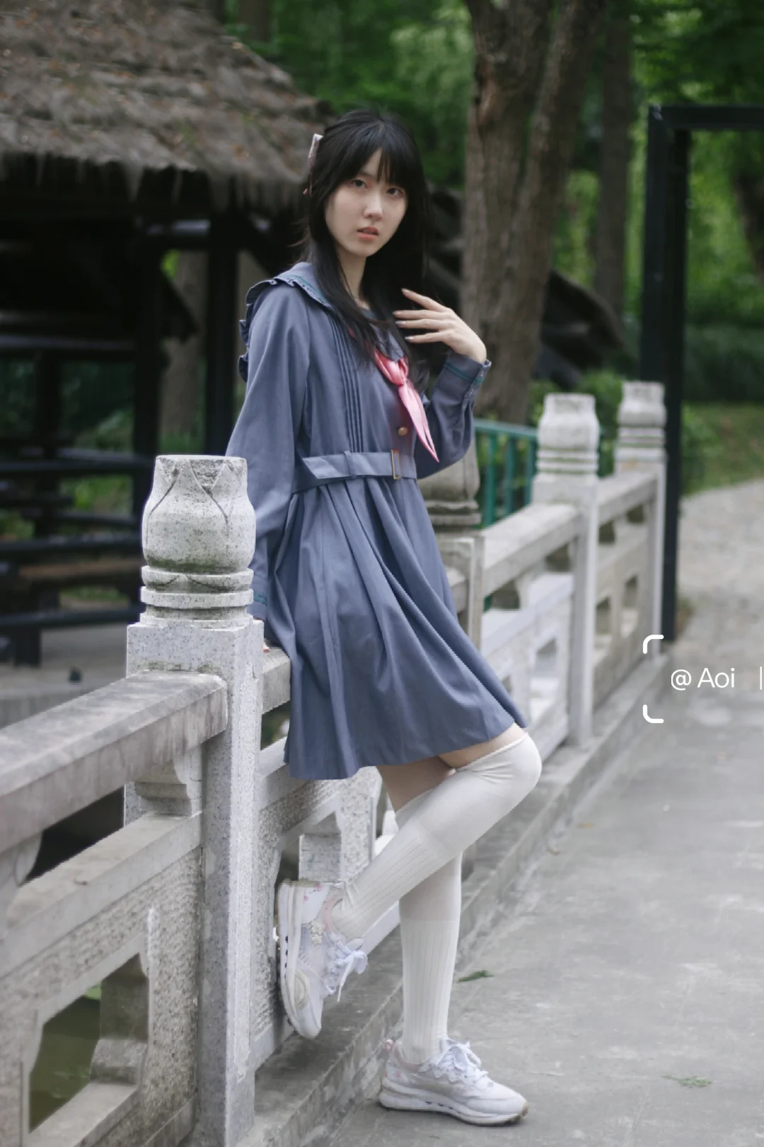 公园里偶遇的jk美少女