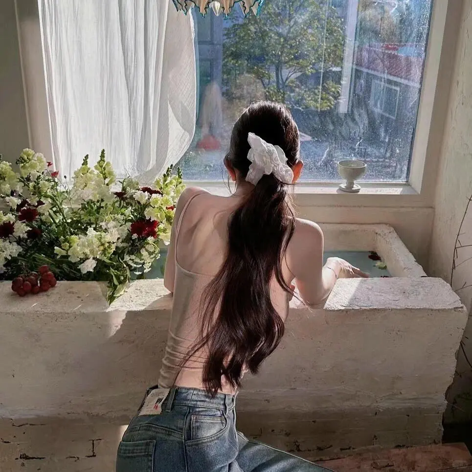 松弛感慵懒女生头像