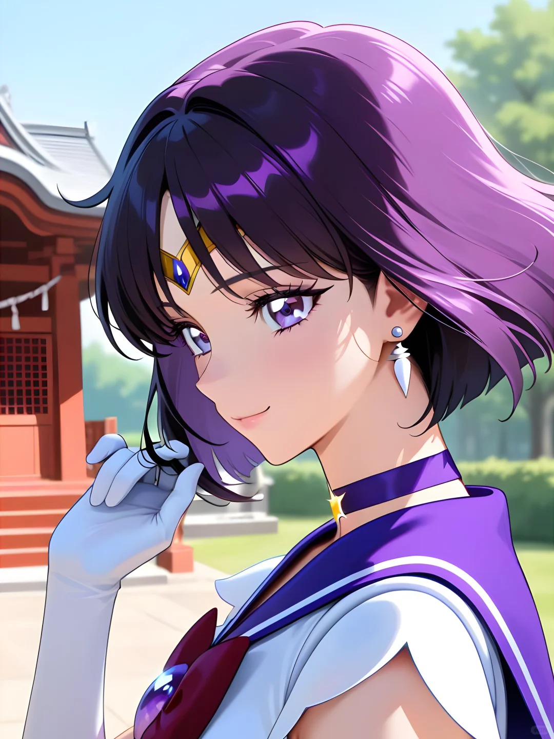 绝美美少女战士的特写哦！