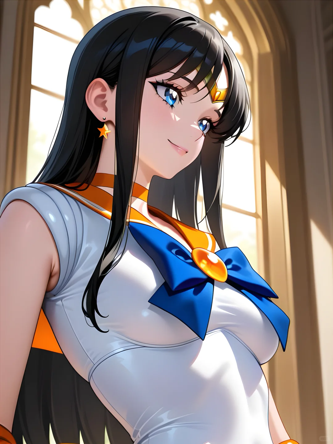 绝美美少女战士的特写哦！