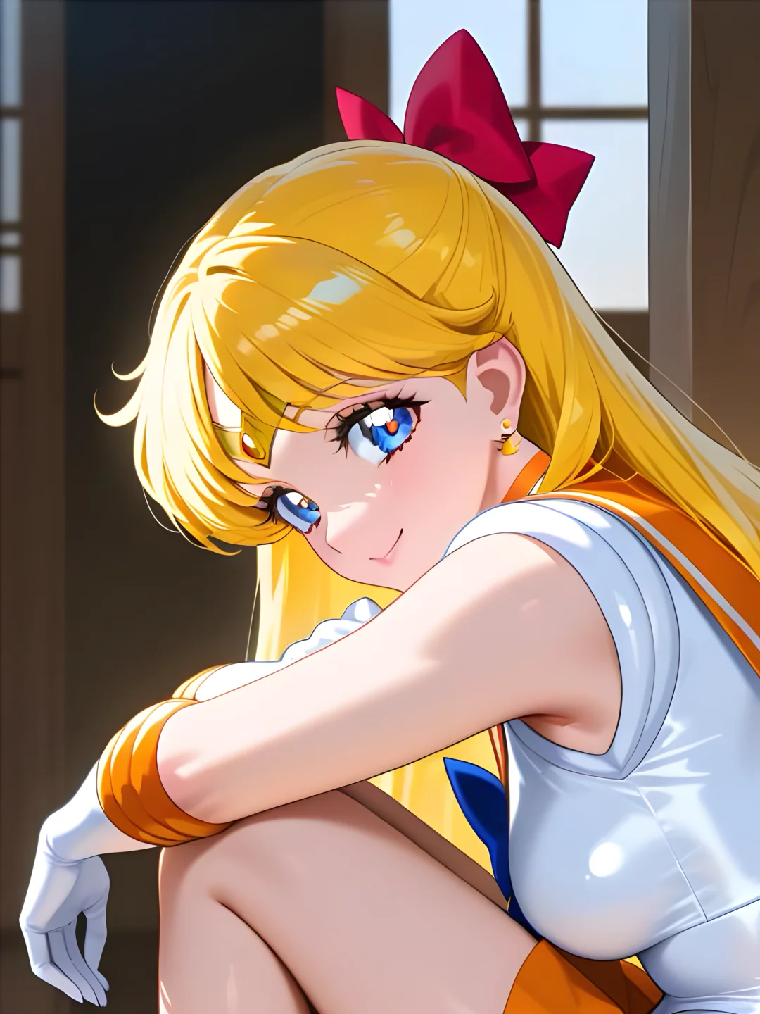 绝美美少女战士的特写哦！