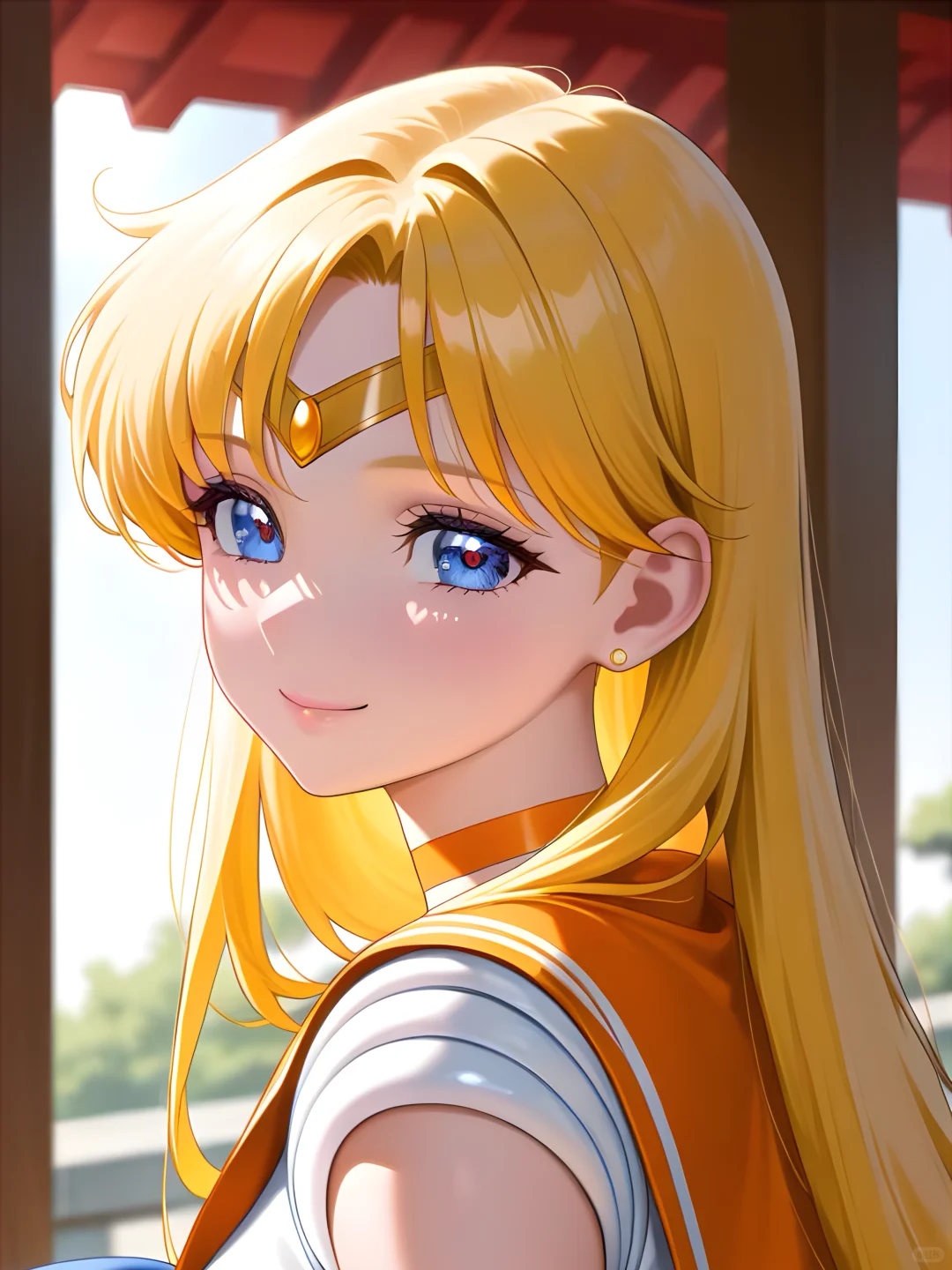 绝美美少女战士的特写哦！