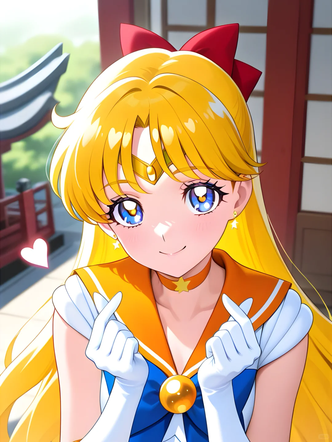 绝美美少女战士的特写哦！