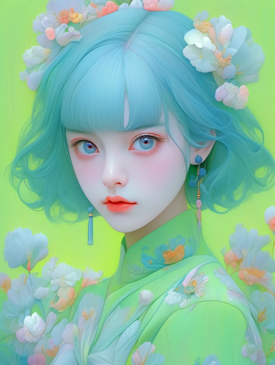 😍这是什么绝世美少女，万年一遇的颜啊！