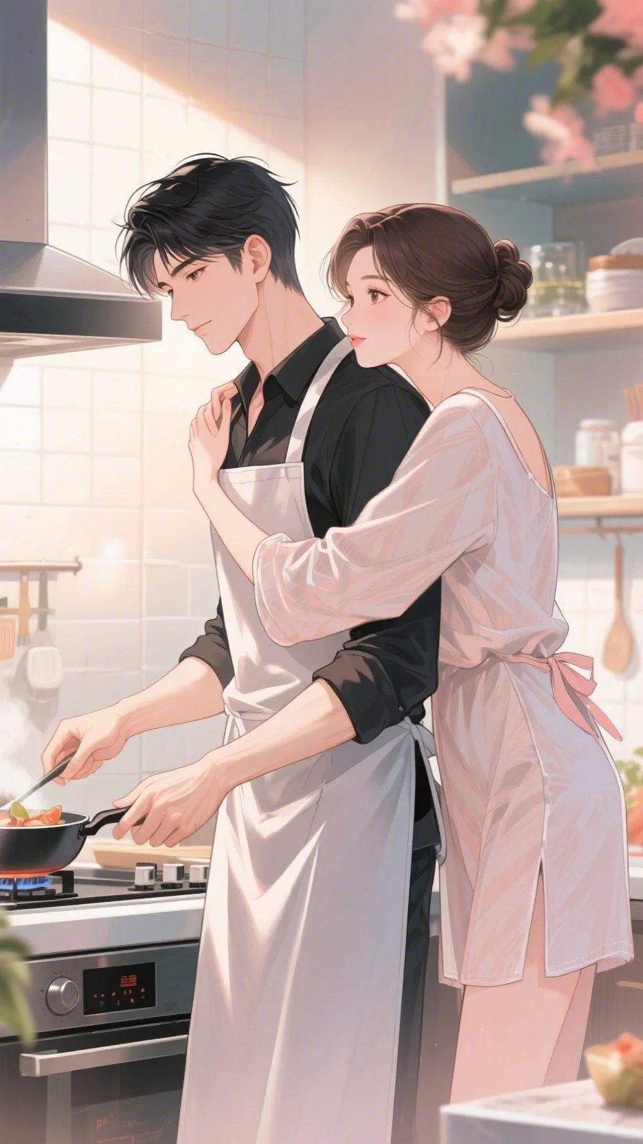 这组情侣插画把婚后生活画神了