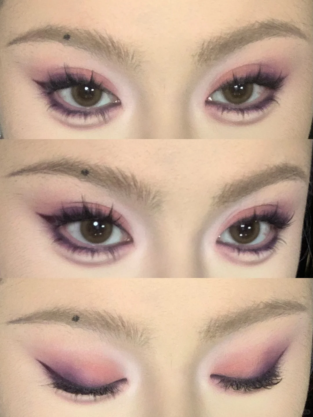 乌托邦｜粉紫撞色妩媚狐狸眼妆！附详细教程！！