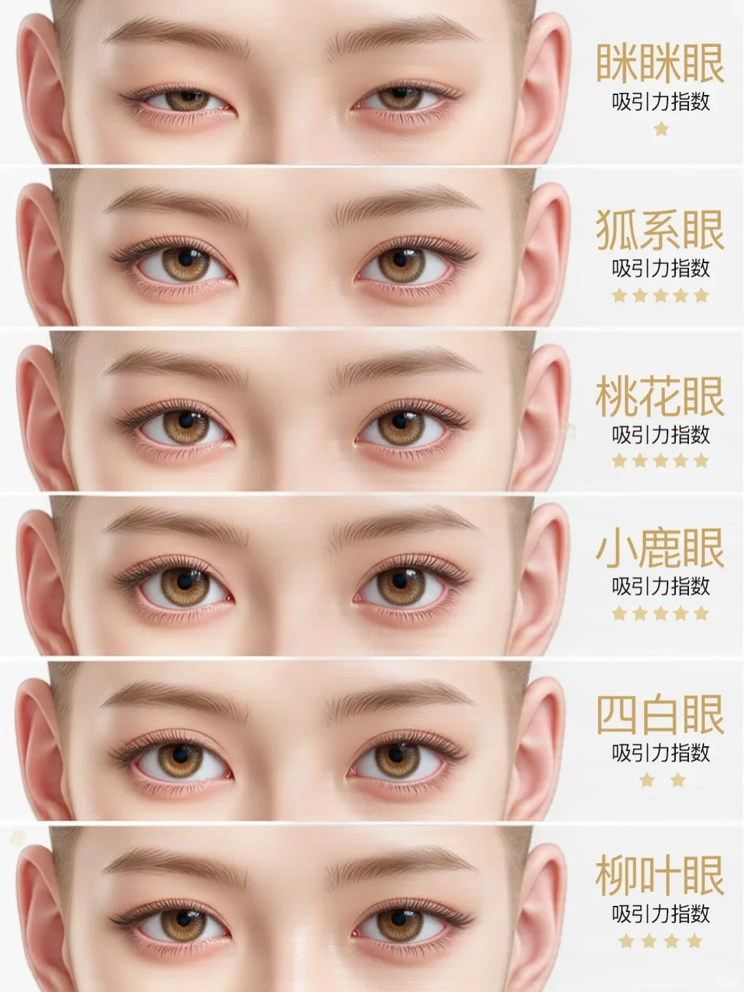 你的眼型决定了你的气质❗你属于什么眼型❓