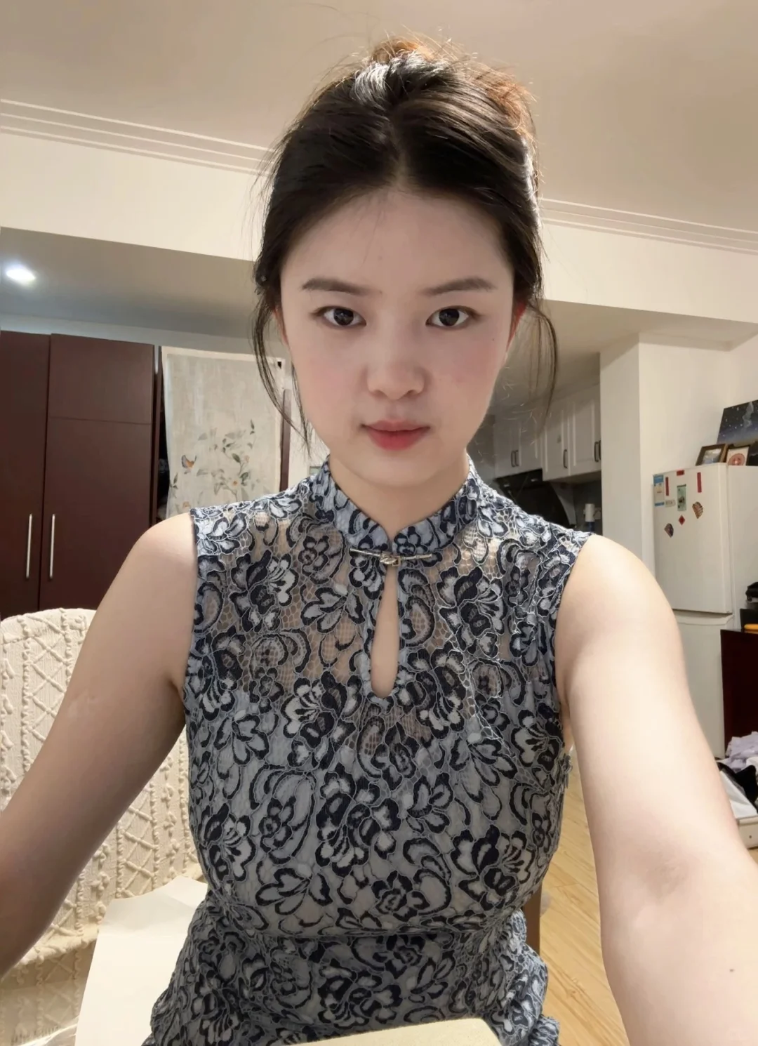 穿上旗袍整个人都江南起来了～☺️