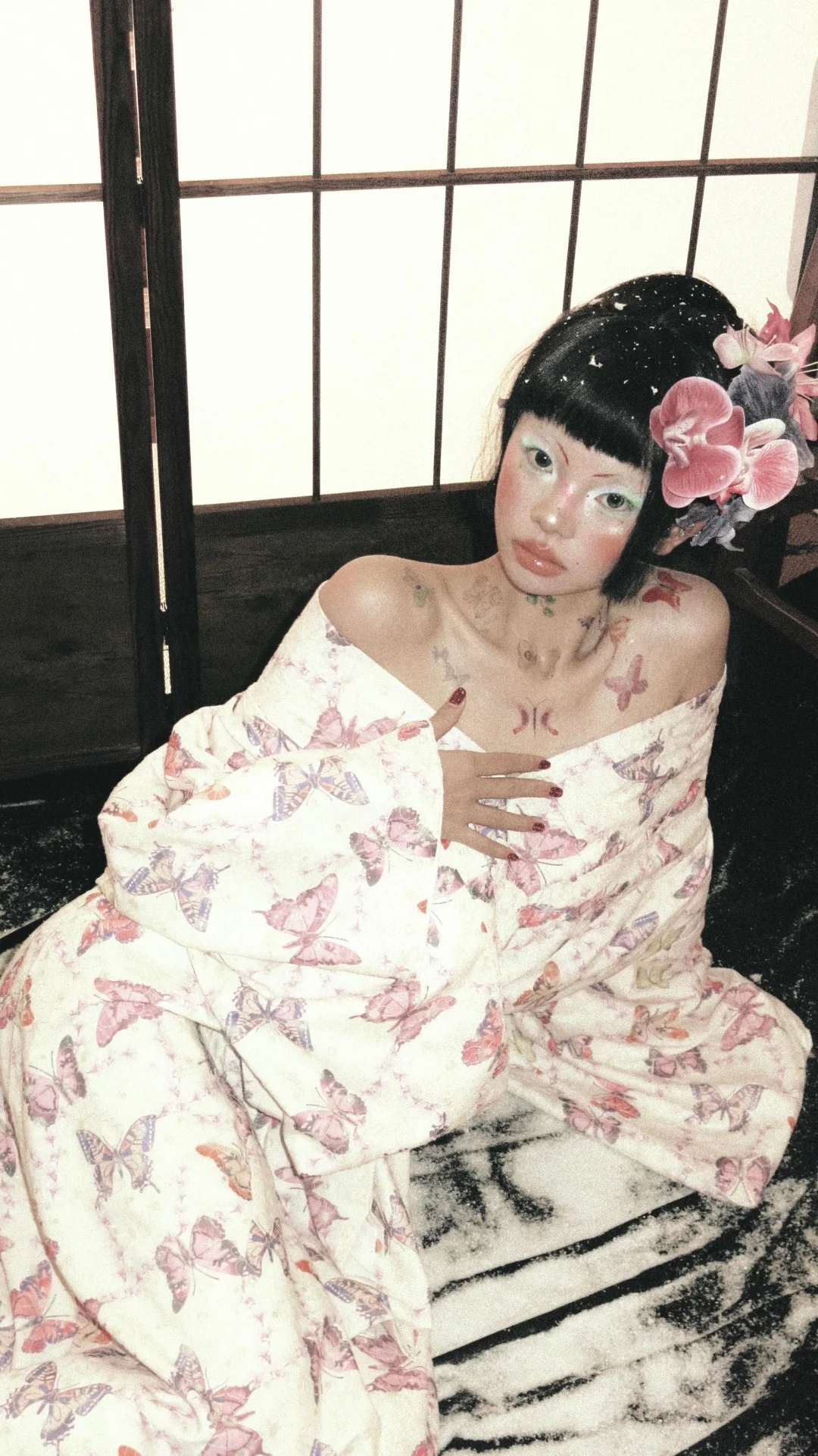 日系和服写真 👘 风情万种 妖艳花魁 蝴蝶🦋