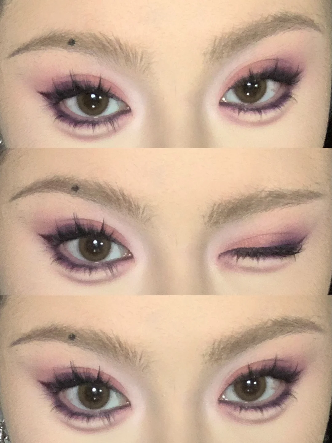 乌托邦｜粉紫撞色妩媚狐狸眼妆！附详细教程！！