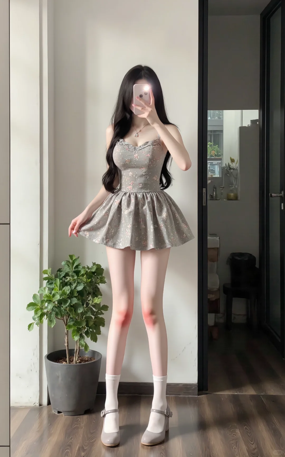 这裙子真的好甜好仙好温柔！