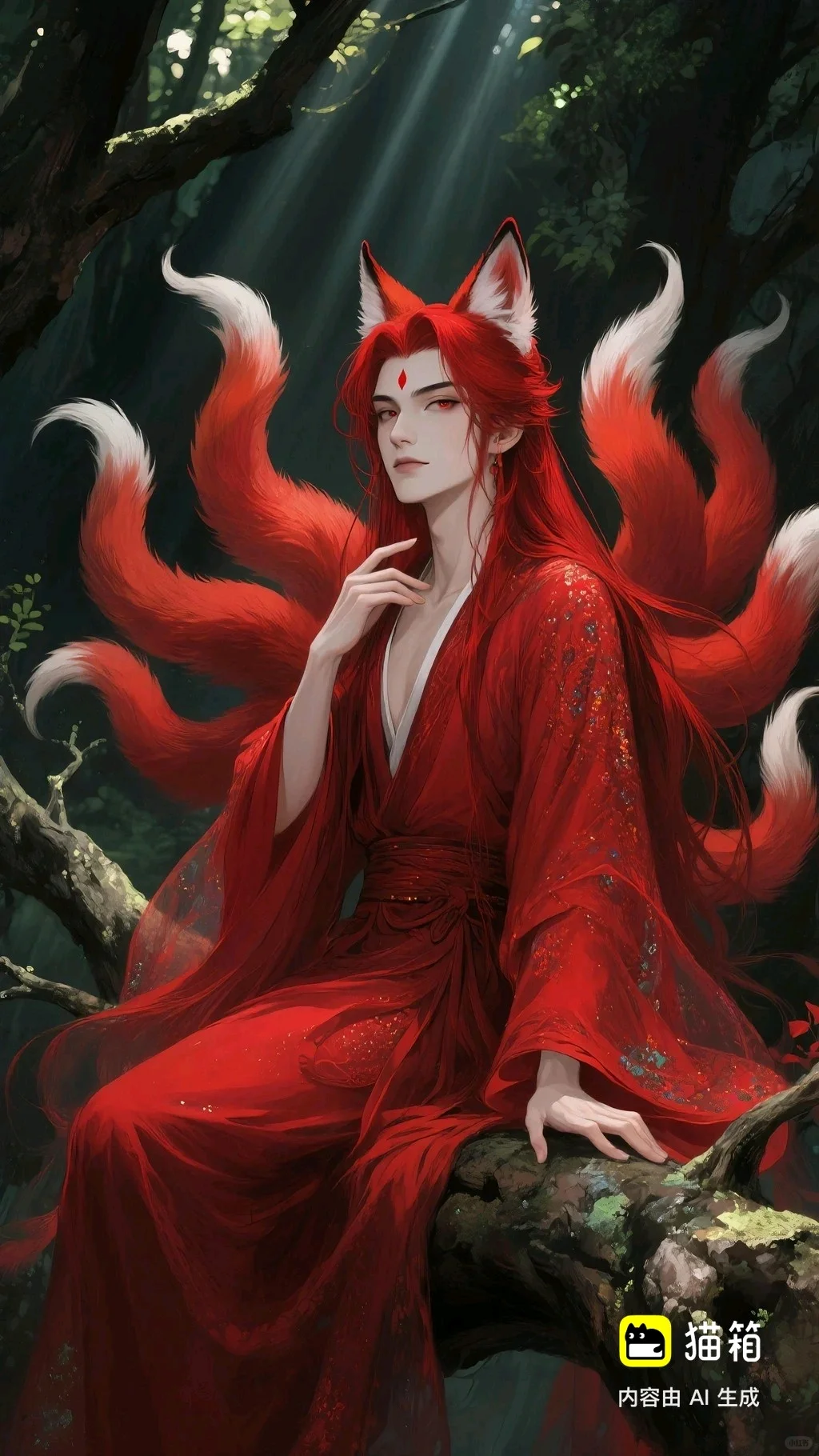 妩媚九尾狐关键词｜建崽标注