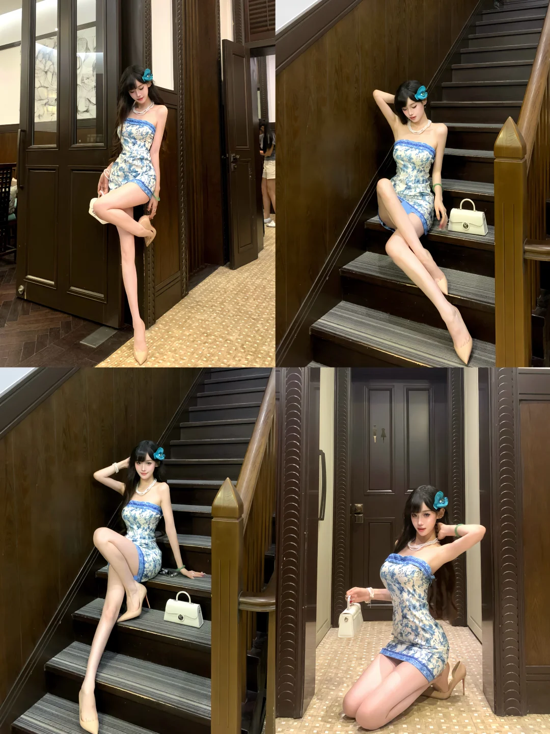 存一些御姐拍照姿势📷