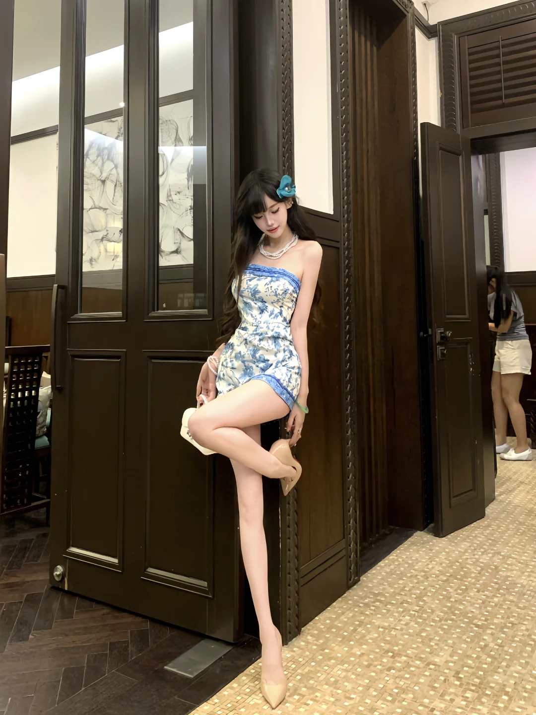 存一些御姐拍照姿势📷