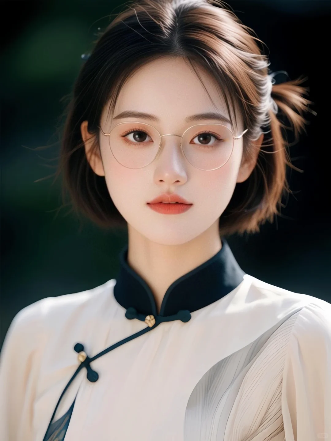 戴眼镜女孩，哪个风格是你喜欢的！
