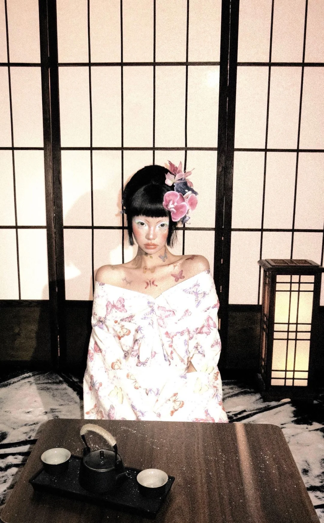 日系和服写真 👘 风情万种 妖艳花魁 蝴蝶🦋
