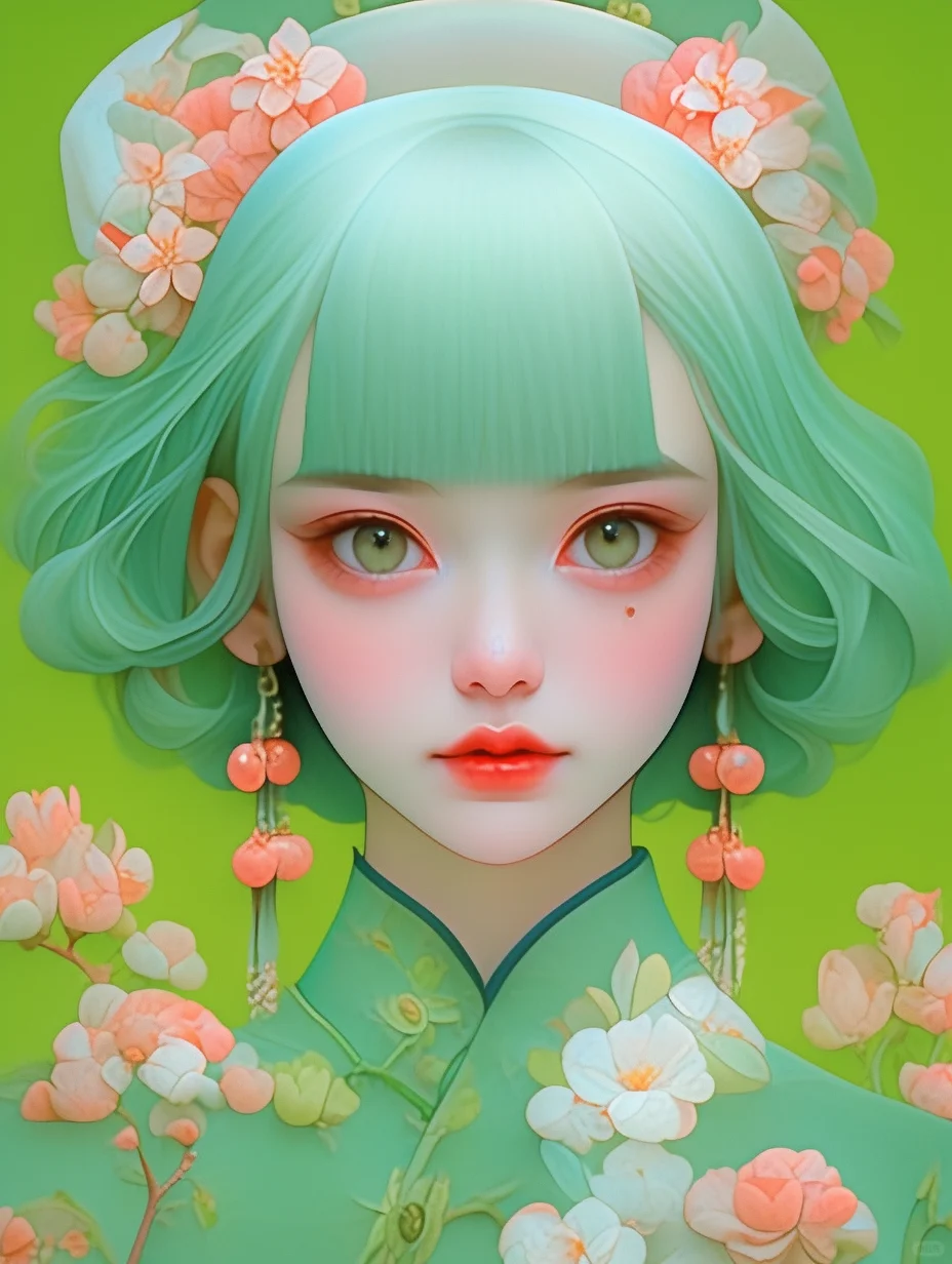 😍这是什么绝世美少女，万年一遇的颜啊！