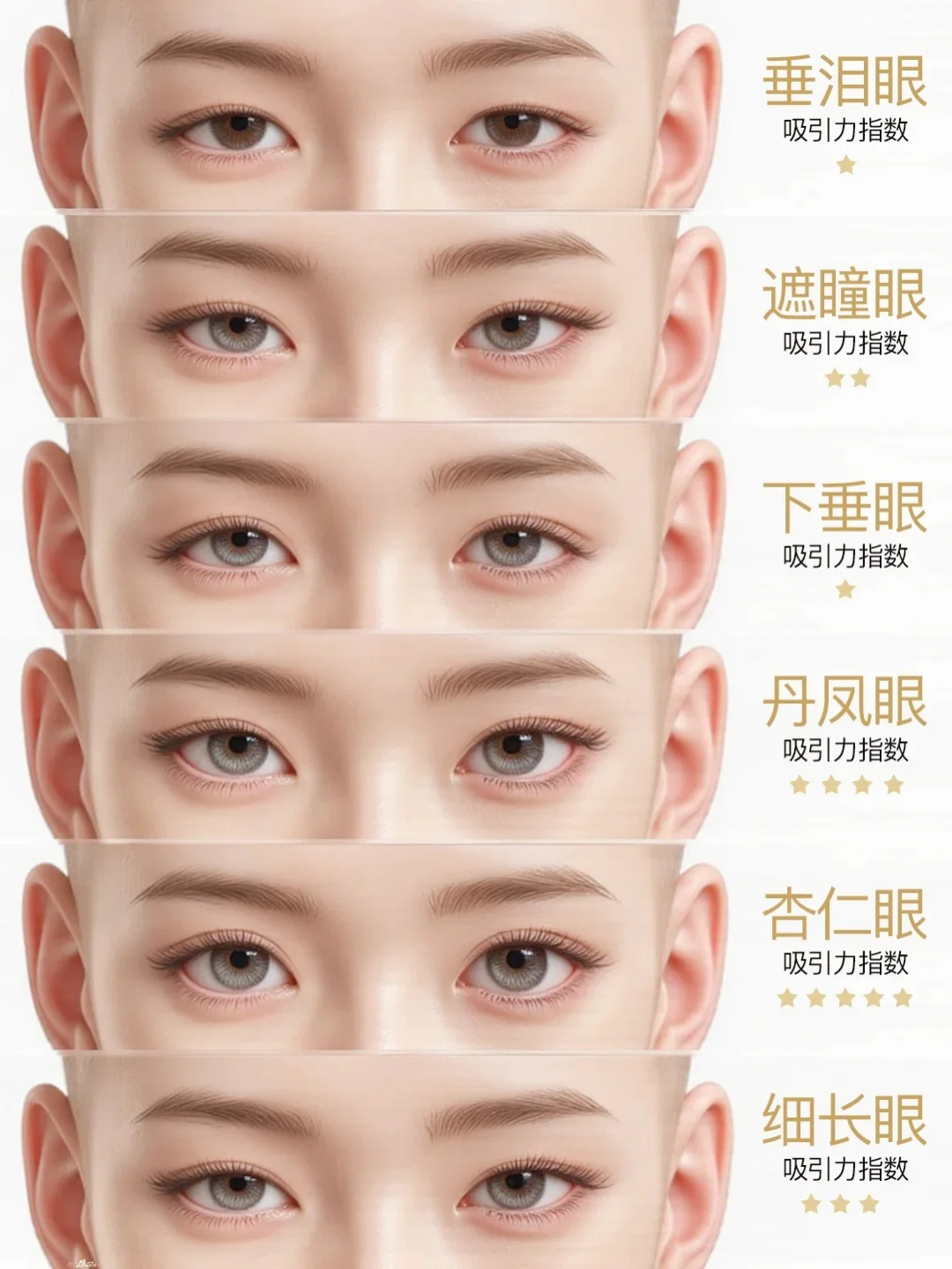 你的眼型决定了你的气质❗你属于什么眼型❓