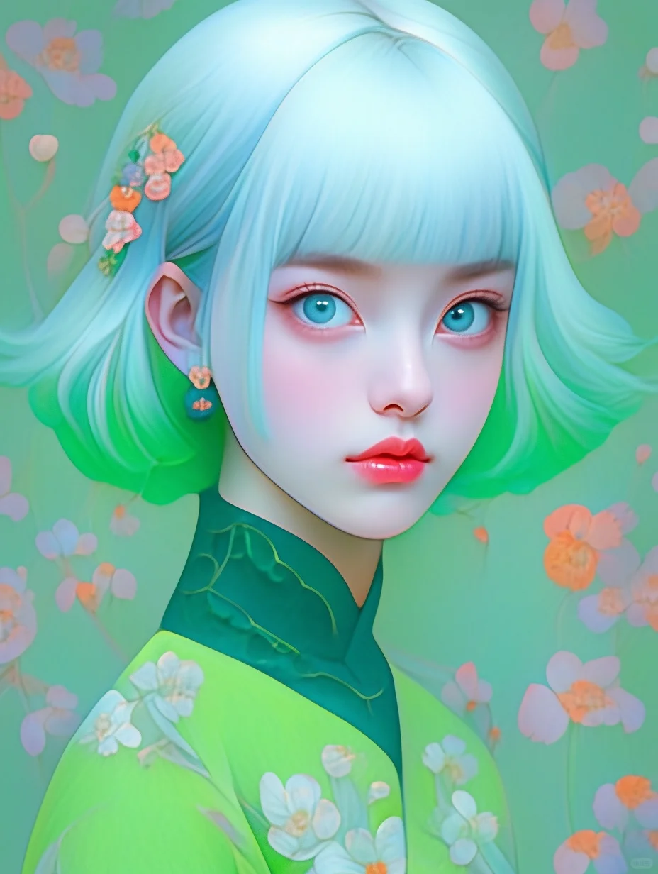 😍这是什么绝世美少女，万年一遇的颜啊！