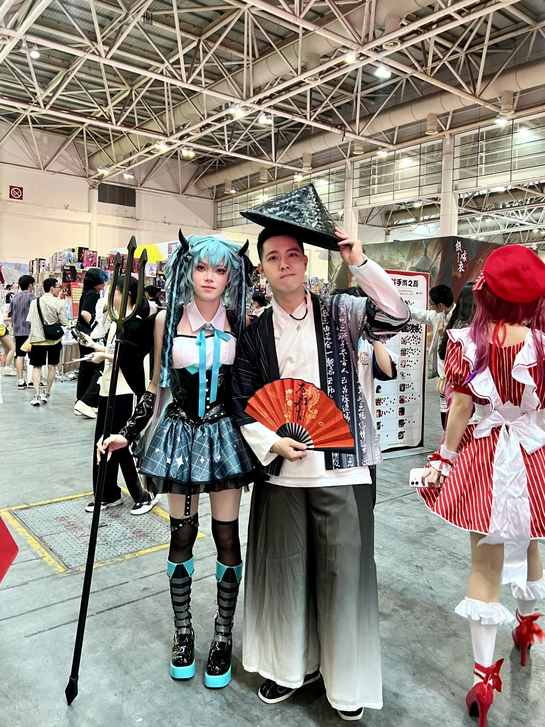来逛漫展！竟然见到了她！❤️‍🔥