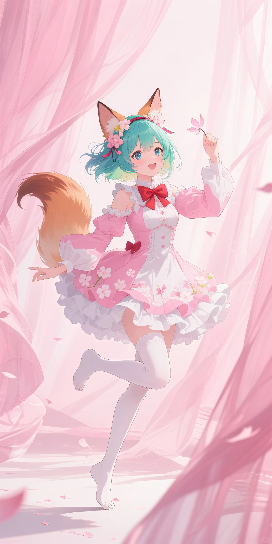宝宝们，谁能拒绝会摇尾巴的洛丽塔狐娘啊！