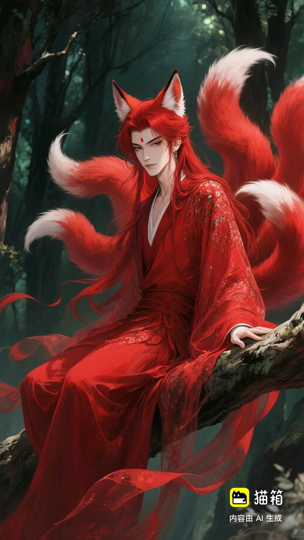 妩媚九尾狐关键词｜建崽标注