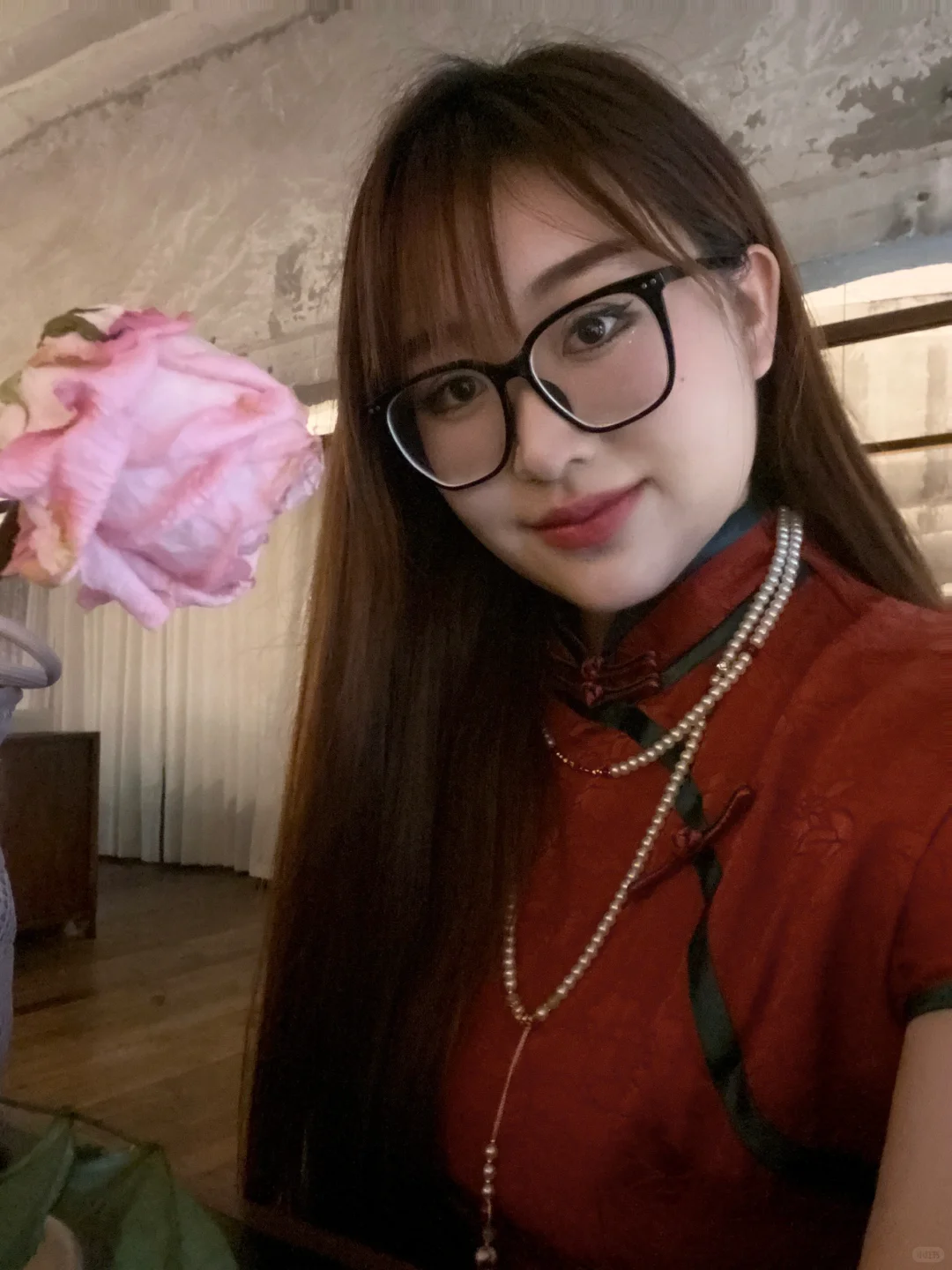 160 150斤|丰腴拿捏旗袍🥀