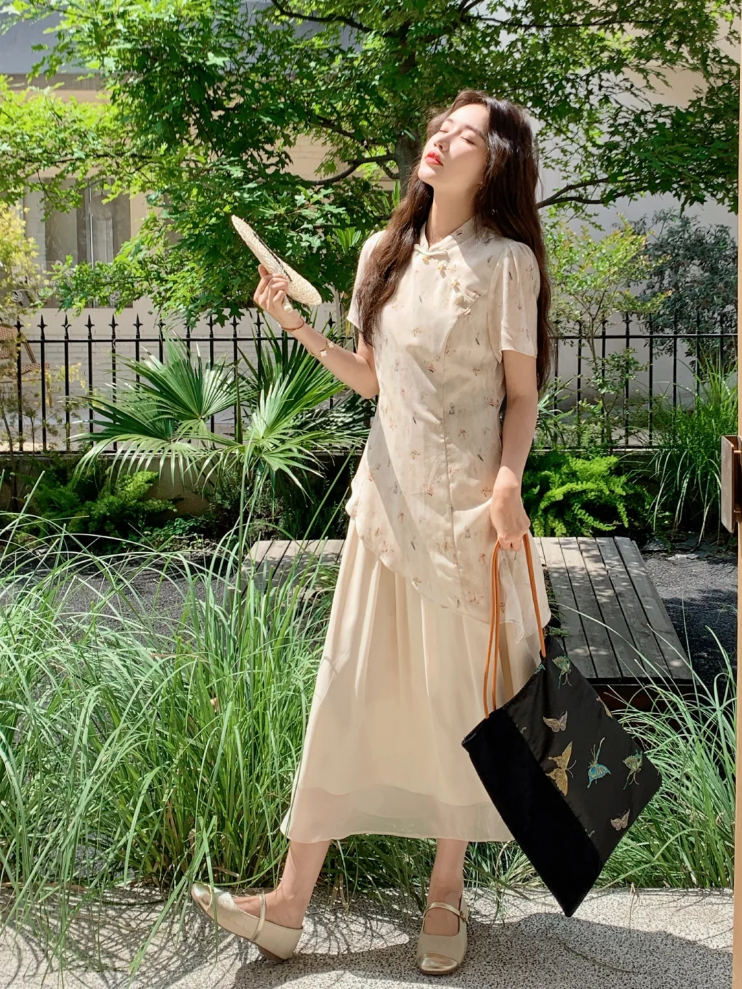 国风改良旗袍连衣裙👘 显瘦气质绝绝子！