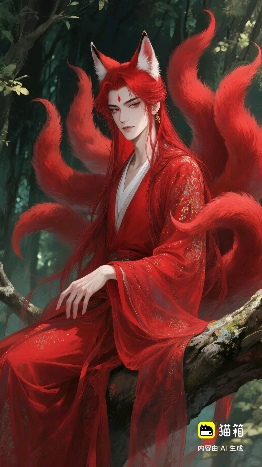 妩媚九尾狐关键词｜建崽标注