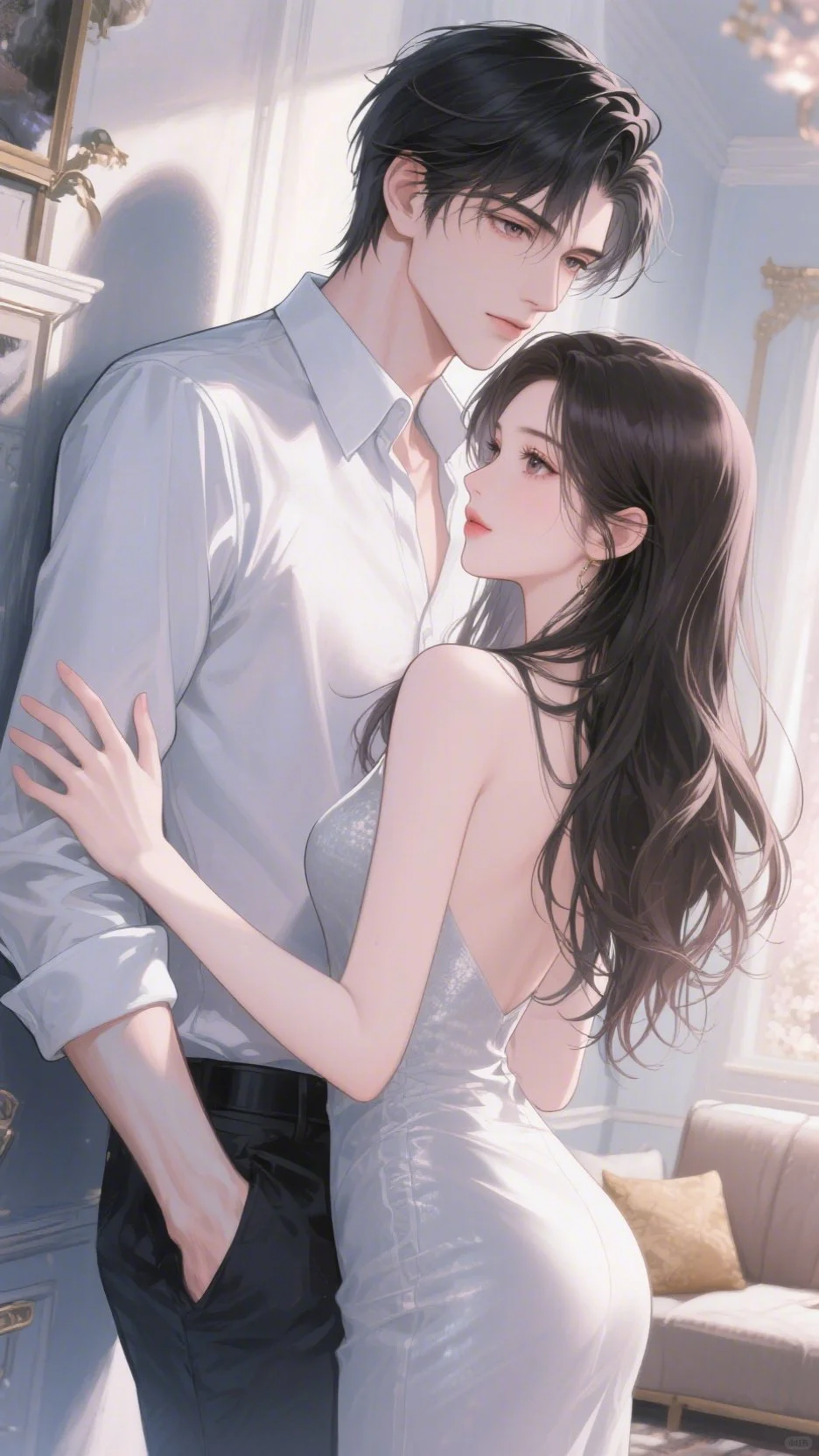这组情侣插画把婚后生活画神了
