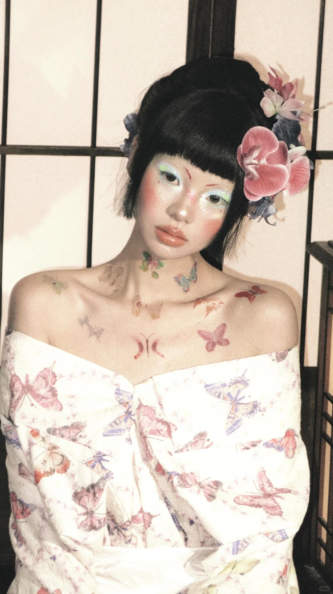 日系和服写真 👘 风情万种 妖艳花魁 蝴蝶🦋