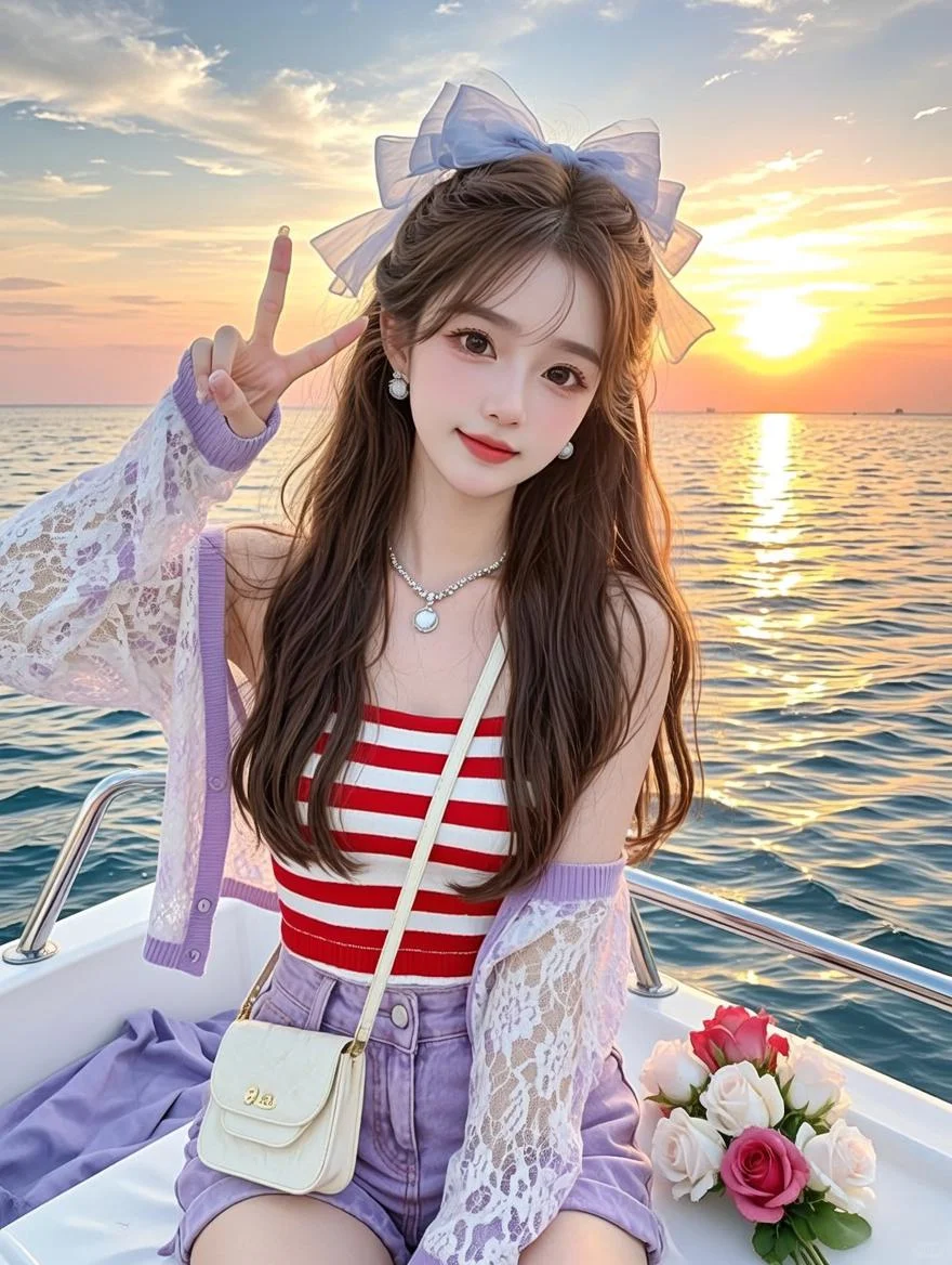 海上的浪漫氛围感真的绝了！！！
