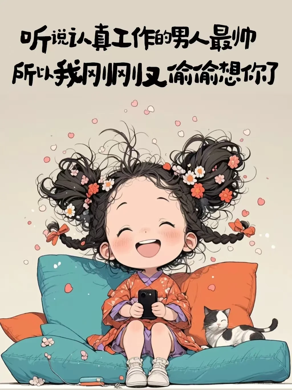 男人在忙时，你这样撩，他要爱死你”