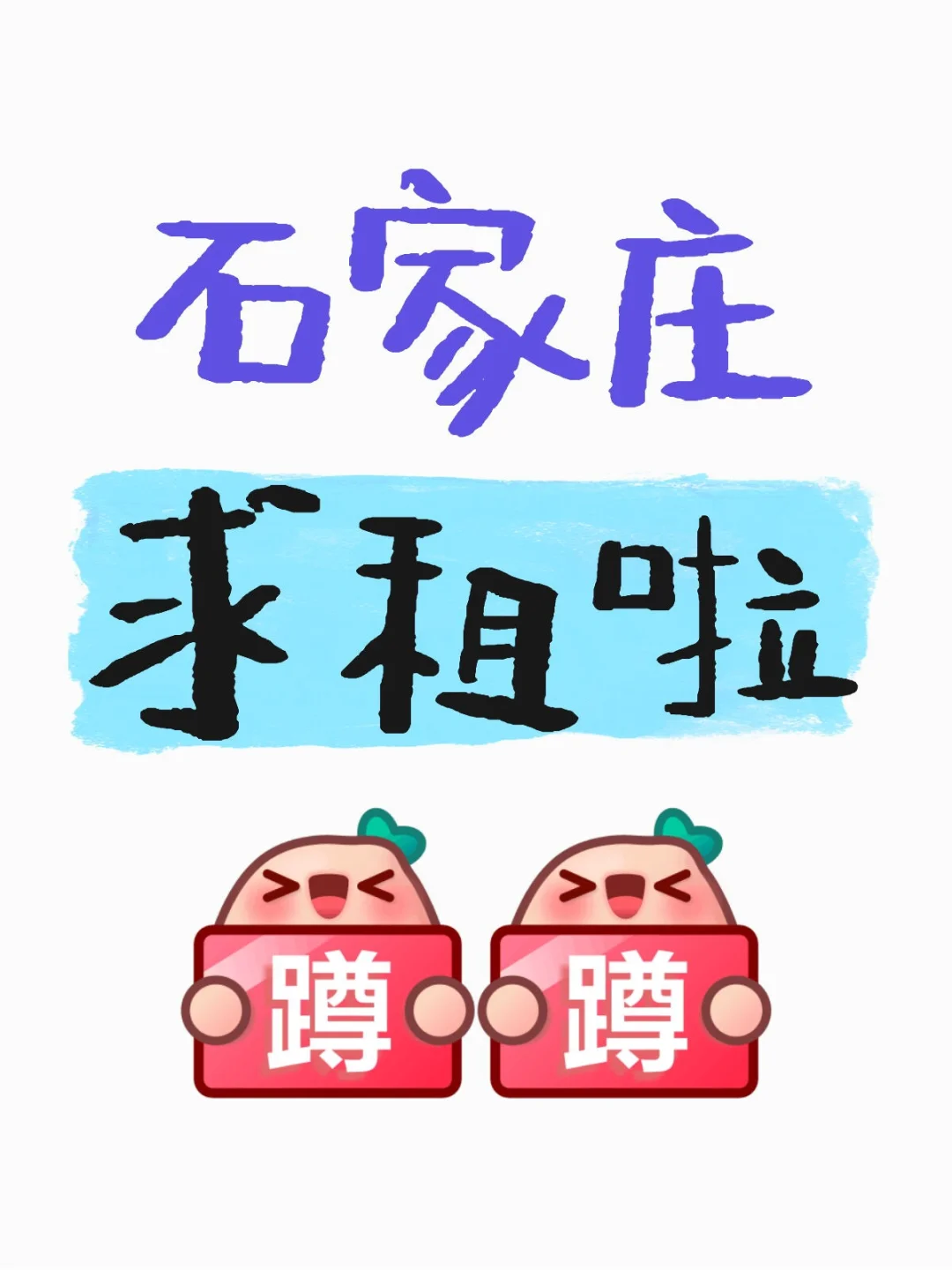 石家庄上班族求租