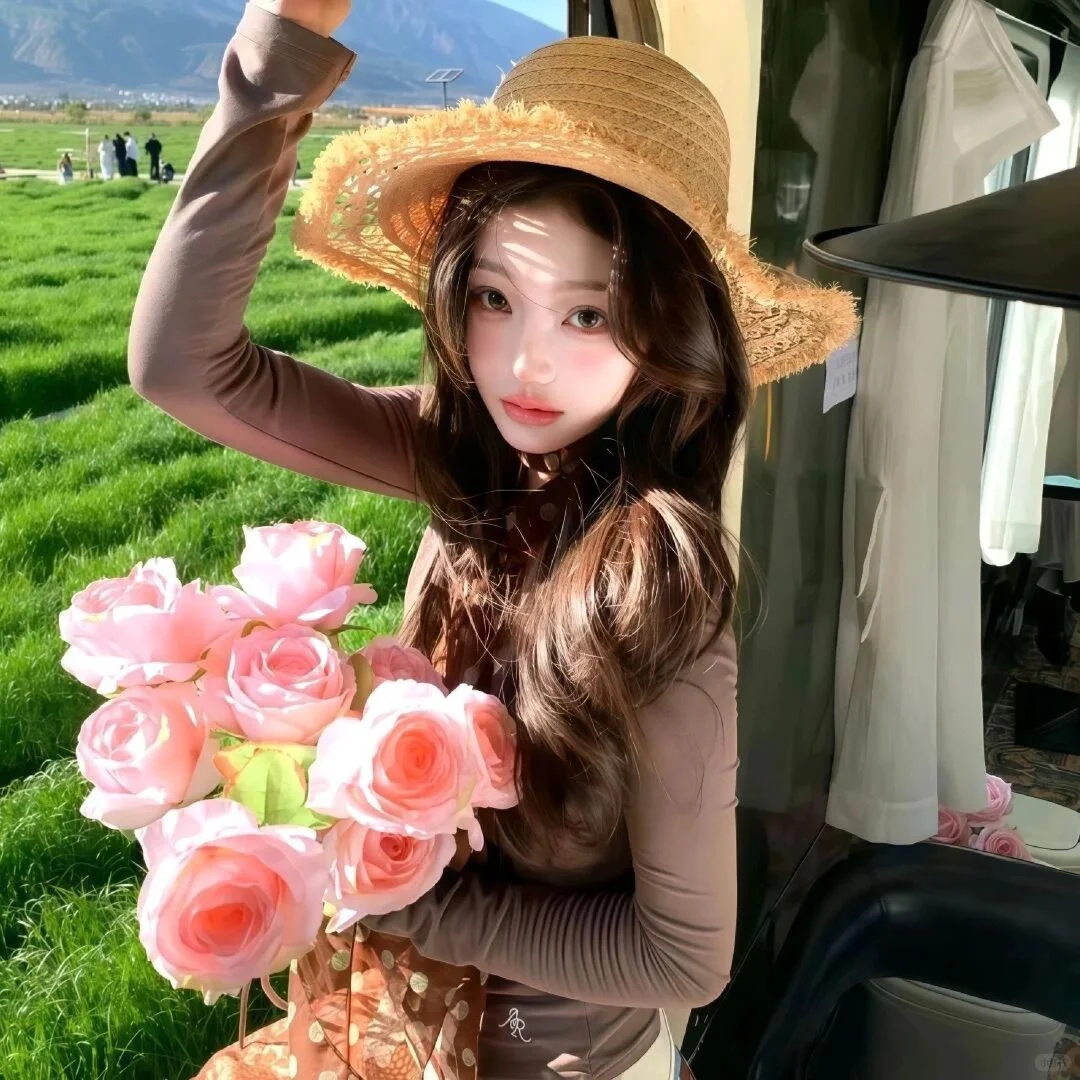 超爱的鲜花女头