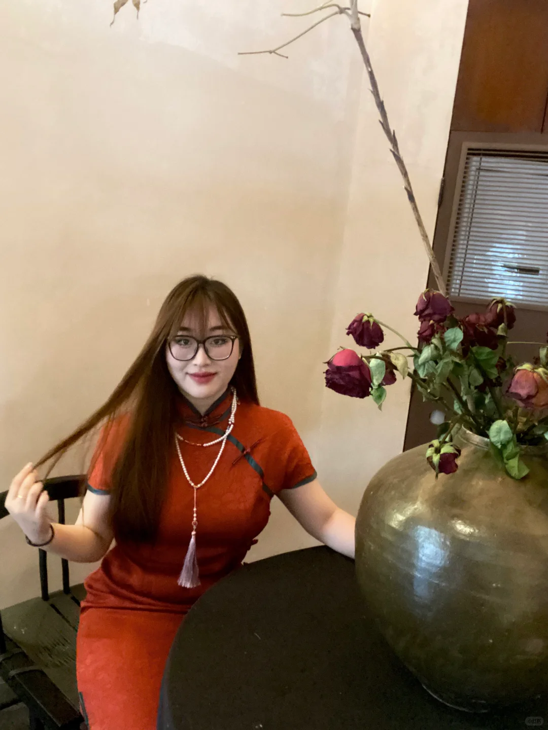 160 150斤|丰腴拿捏旗袍🥀