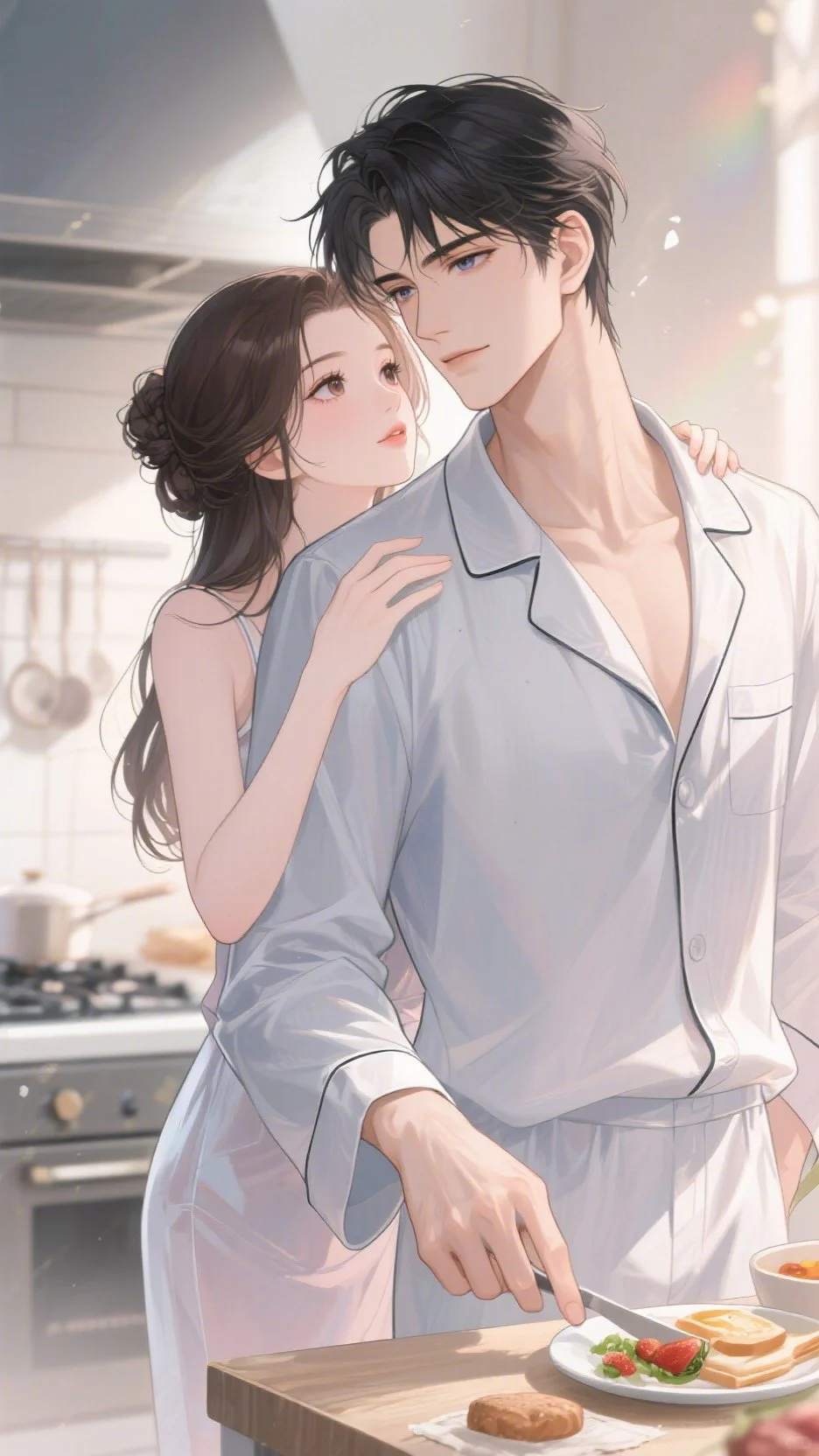 这组情侣插画把婚后生活画神了