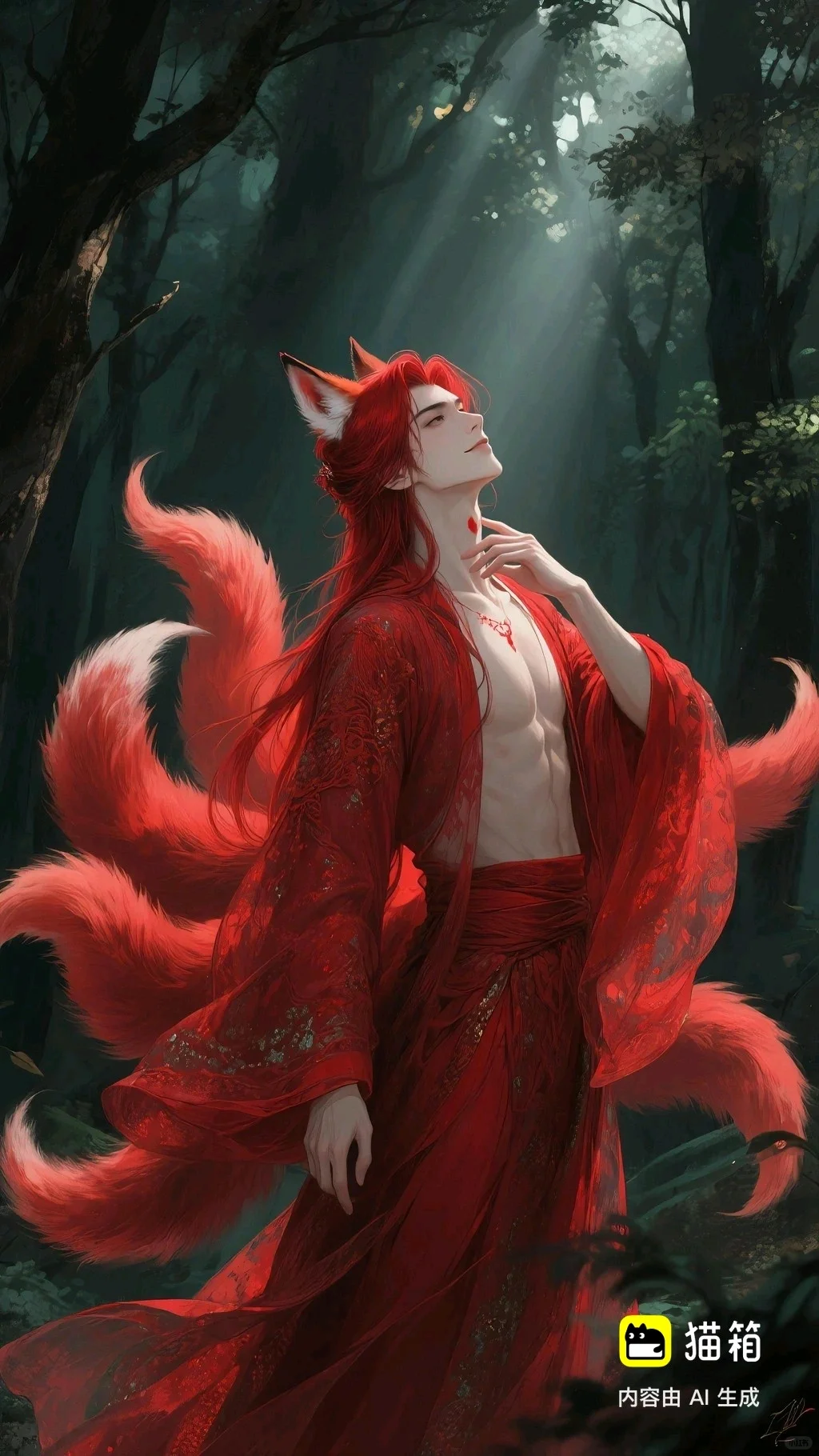 妩媚九尾狐关键词｜建崽标注