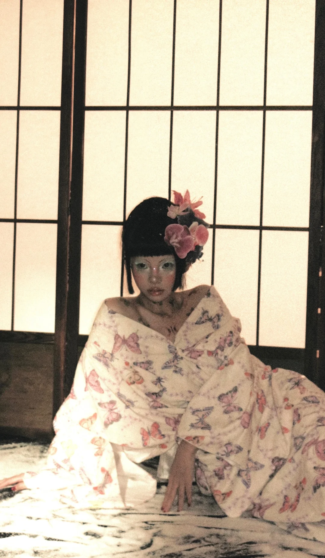 日系和服写真 👘 风情万种 妖艳花魁 蝴蝶🦋