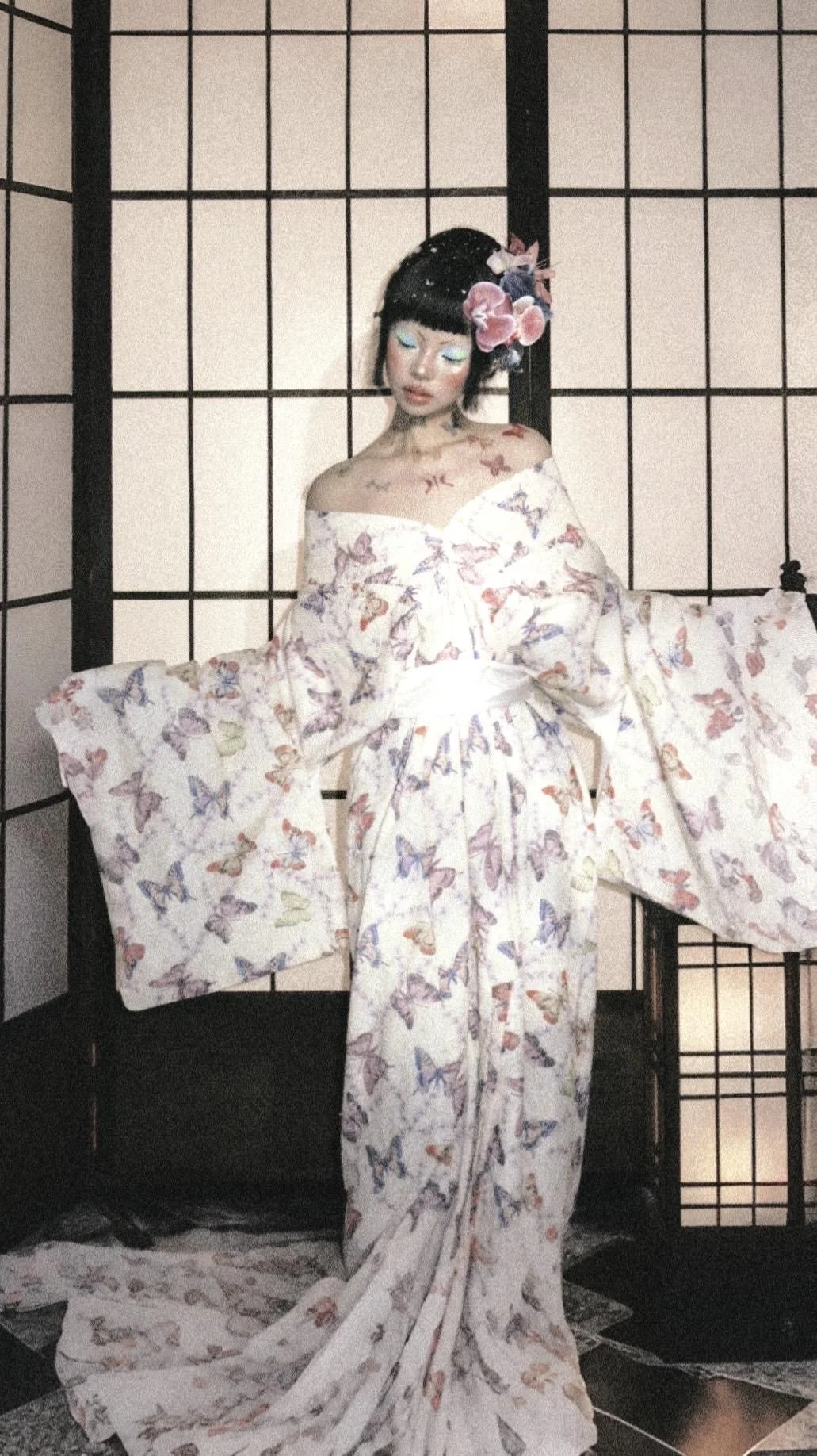 日系和服写真 👘 风情万种 妖艳花魁 蝴蝶🦋
