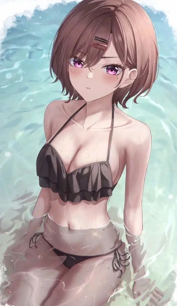 角色立绘泳装美女