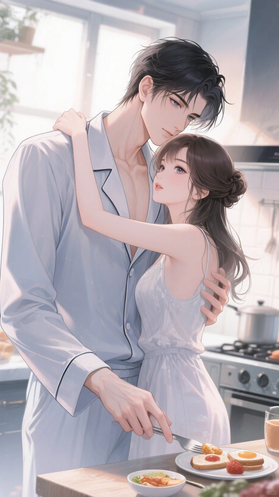 这组情侣插画把婚后生活画神了