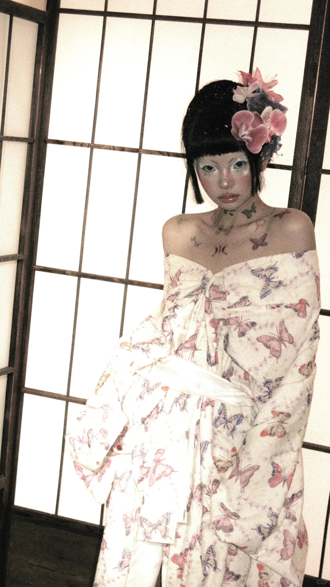 日系和服写真 👘 风情万种 妖艳花魁 蝴蝶🦋
