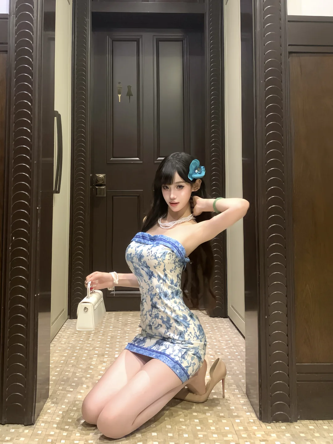 存一些御姐拍照姿势📷