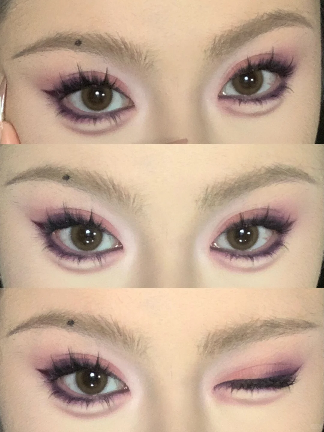 乌托邦｜粉紫撞色妩媚狐狸眼妆！附详细教程！！