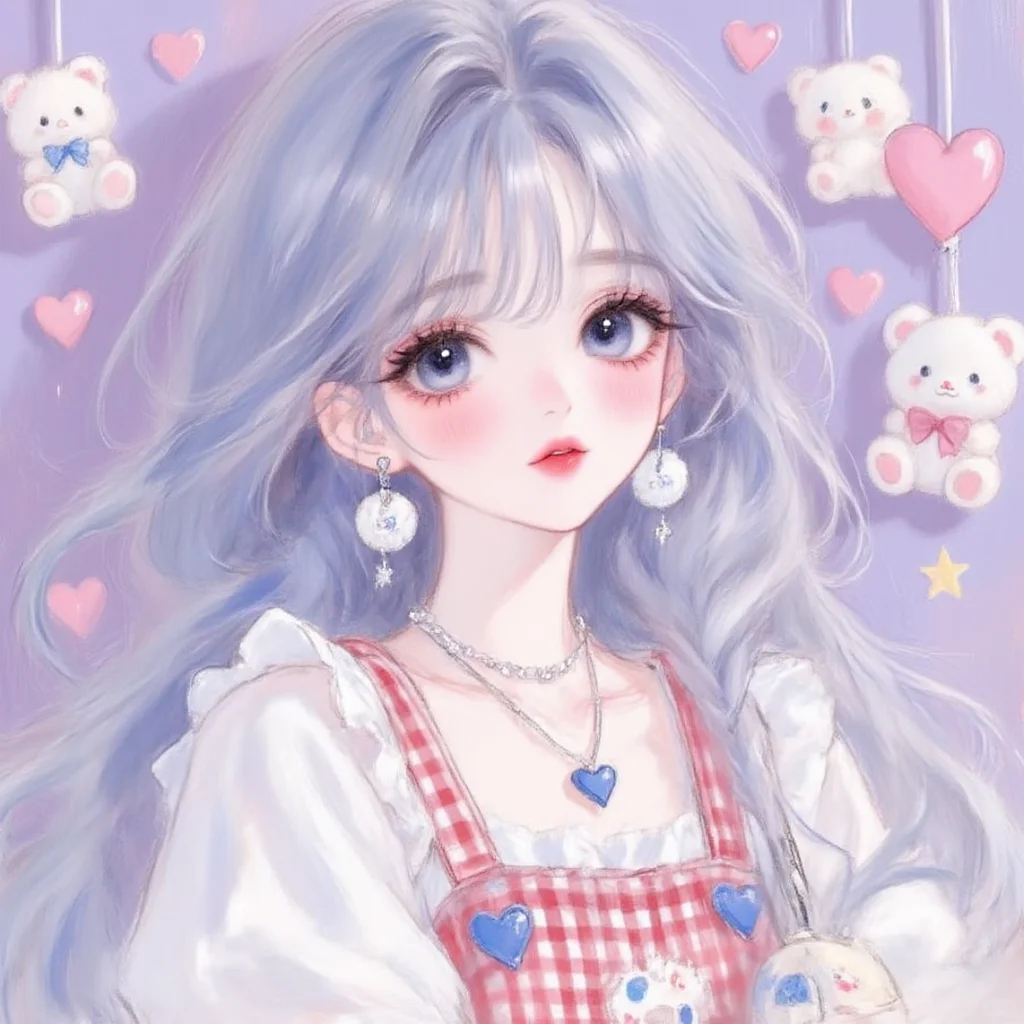 女头｜甜甜的插画女孩来啦～