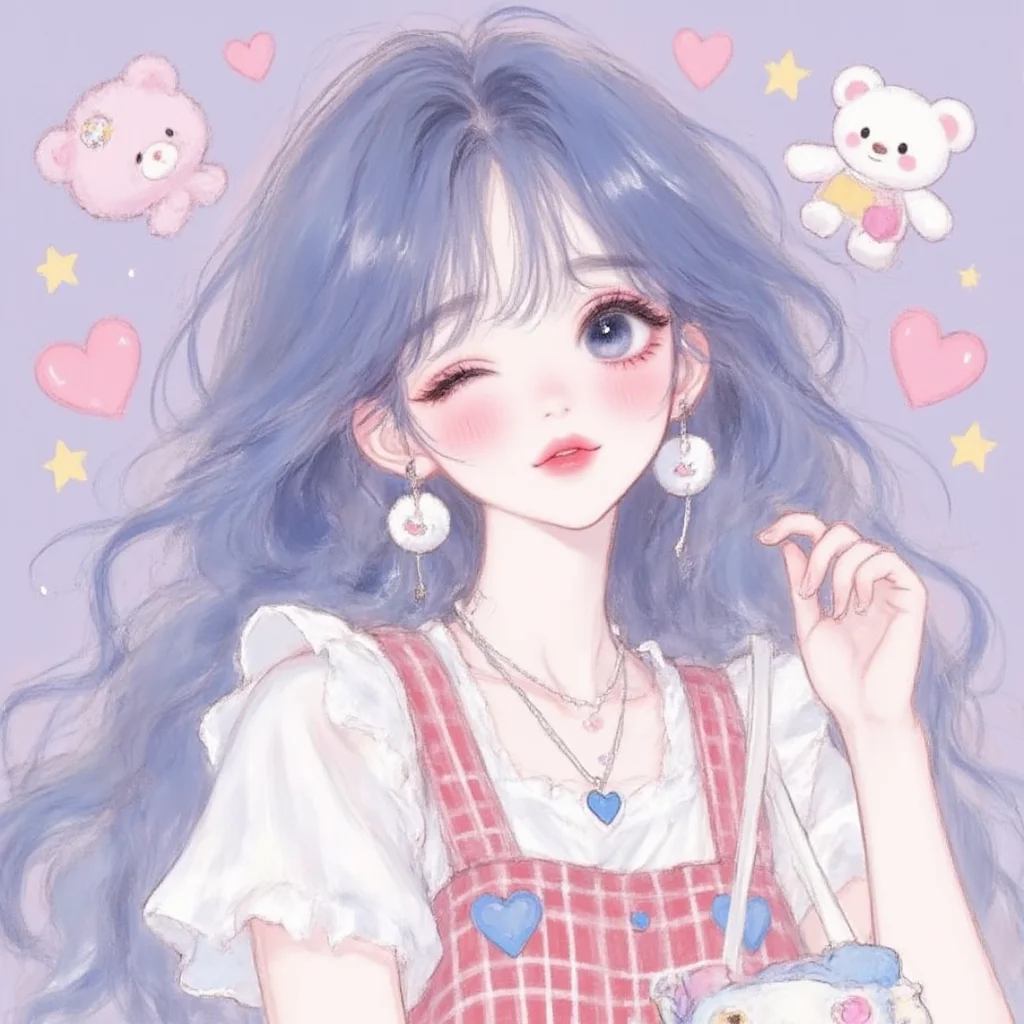 女头｜甜甜的插画女孩来啦～